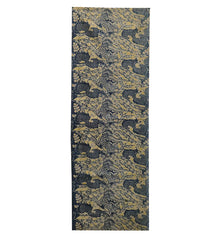 A Length of Yellow Dyed Katazome: Elaborately Patterned Phoenixes
