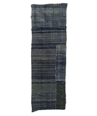 A Length of Pieced Zanshi ori: Beautifully Colored in Indigo