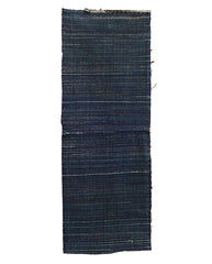 A Length of Zanshi Ori with Sakiori Details: Torn Cloth Weft