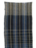A Length of Blue Toned Zanshi Ori: Leftover Yarn Weaving