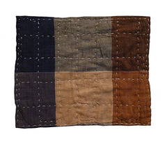 A Large Scale Plaid Zokin: Traditional Dust Rag