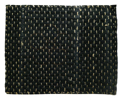 A Really Wonderful Hemp Stitched Zokin: Two Chain Stitched Family Crests