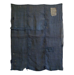 A Pieced and Patched Asa Cloth: Edo Komon Patch