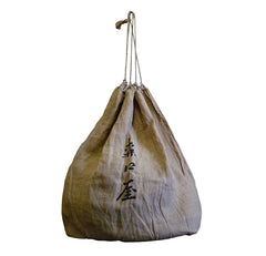 An Oversized Hemp Drawstring Bag: Meiji Era