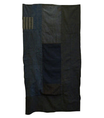 A Three Panel Pieced Shikimono: Recycled Cotton Kimono