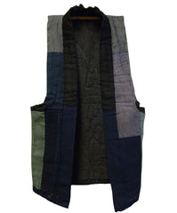 A Padded Piece Constructed Cotton Vest: Everyday Wear