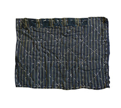 A Patched Striped Zokin: Sashiko Stitched Dustrag