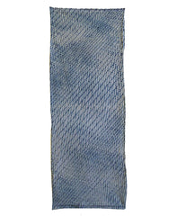 A Length of Double Arashi Shibori: Grey Ground