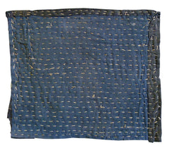 A Large Boro Zokin: Hemp Stitching