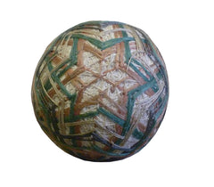 A 19th Century Cotton and Silk FlossTemari: A Gift Ball