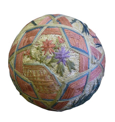 A 19th Century Temari: A Gift Ball with a Rice Grain Rattle Center