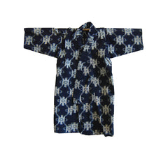 A Child's Cotton Kasuri Kimono: End Bolt Lining