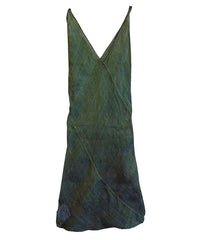 An Unusual Green Kaya Tsunobukuro: Mesh Horn Bag
