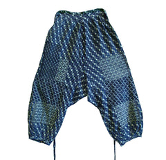 A Pair of Patched Monpe: Kasuri Trousers