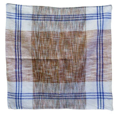 An Indian Khadi Cotton Square #3: Hand Spun and Hand Woven