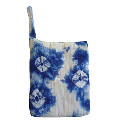 A Kumo Shibori Mini Zabuton: Padded Cushion