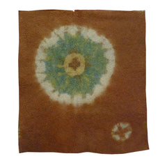 A Fragment from a Mosen: Felted and Dyed Mongolian Wool