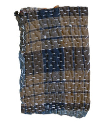 A Layered and Tattered Zokin: Sashiko Stitching