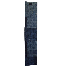 A Beautifully Patched Boro Length: Katazome Base Cloth--Peonies
