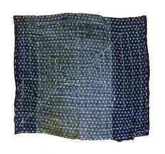 A Machine Stitched Zokin: Faded Kasuri Cotton