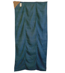 A Three Panel Segment of Cotton Kaya: Mosquito Netting with Benibana Corner