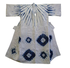 A Boro Shibori Yukata: Mino and Large Diamonds