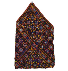 An Intensely Decorated Embroidered Rajasthani Bag: Superb Condition
