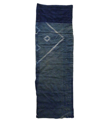 A Rustic Length of Nambu Katazome Hemp Cloth: Sashiko Stitching