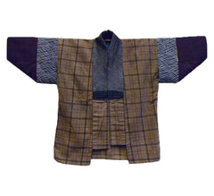 A Pieced Flannel Han Juban: Silk and Cotton