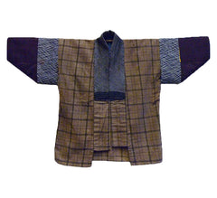 A Pieced Flannel Han Juban: Silk and Cotton