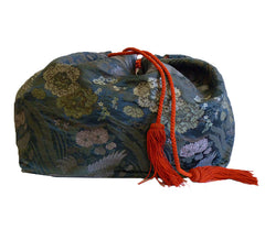 A Large Silk Bag: Opulently Woven Cloth