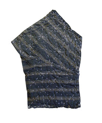 A Folded and Sashiko Stitched Zokin: Unusual Shape