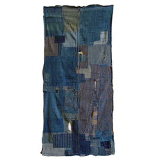 A Marvelous 19th Century Boro Textile: Two Panels