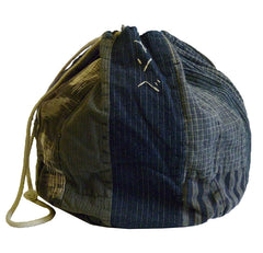 A Komebukuro: Pieced Cotton and Sashiko