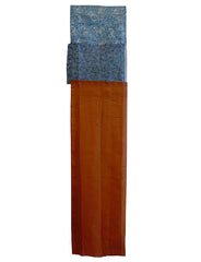 A Length of 19th Century Silk: Safflower and Indigo Dyes