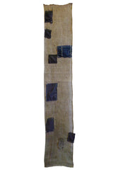 A Very Patched Length of Rustic Hemp Cloth: Futon Cover