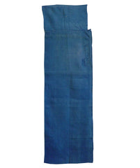 A Length of Patched Blue Cotton: Handwoven Simplicity