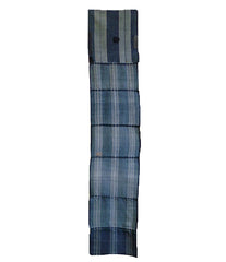 A Pieced and Segmented Length of Striped Cloth: Handwoven Cotton