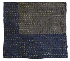 A Large Hemp Stitched Zokin: Boro