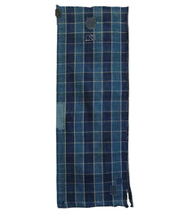 A Length of Hand Woven Plaid Boro: Semamori Stitch