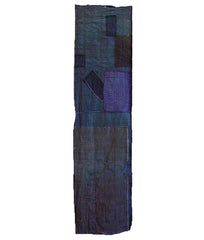 A Length of Boro Cotton: Sashiko Stitched and Diagonal Patch