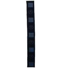 A Narrow Strip of Beautifully Designed Kasuri: Indigo Dyed Cotton