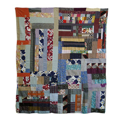 An Extremely Pieced Kotatsugake: Mid 20th Century Hearth Textile