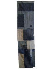An Eccentric Boro Fragment: Twill Cotton and Large Scale Patches