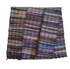 A Multi-Colored, Nicely Textured Sakiori Obi: Rag Weave