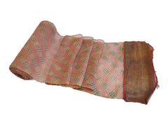 A Gauzy Cotton Tie Dyed Rajasthani Turban: Complex Technique