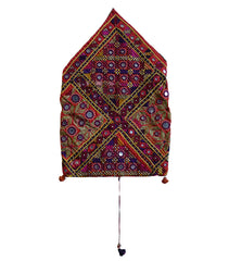 A Beautifully Decorated Rajasthani Envelope: Embroidery and Mirrors