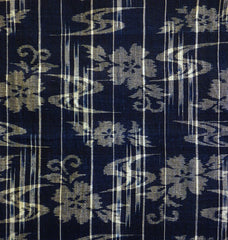 A Length of Beautifully Figured Kasuri Hemp or Ramie: Finest Quality