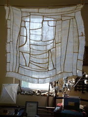A Well-Used Vintage Korean Pojagi: Hemp or Ramie