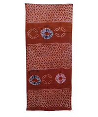 A Length of Red Toned Shibori: Good Age and Distinctive History